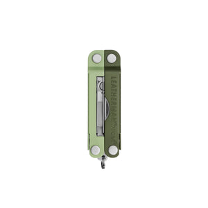 Translation missing: en.Closed Cardamom Micra® multitool with visible metal tools and keychain loop