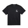 Translation missing: en.Front of the black Leatherman classic logo tee displaying the 'L' logo