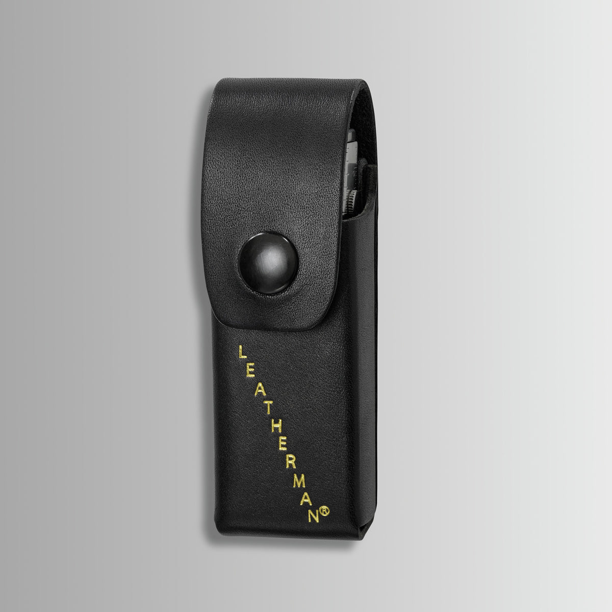Translation missing: en.Stainless steel Batch #008: Captain's Crunch multitool in a black Leatherman-branded sheath