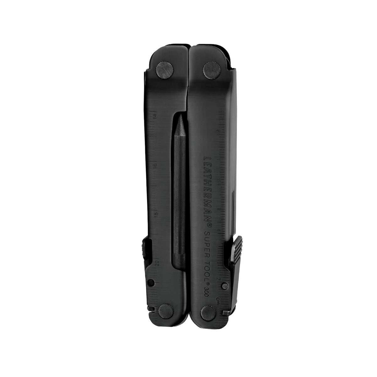 Translation missing: en.black Supertool 300 EOD closed showing imperial ruler