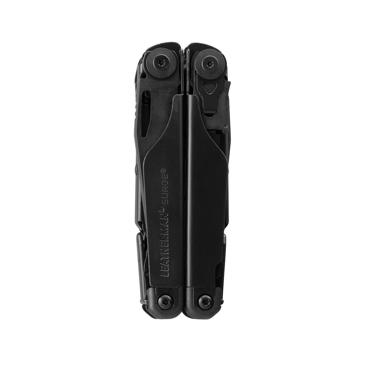 Translation missing: en.Black Leatherman Surge® multi-tool closed showcasing its compact and durable design