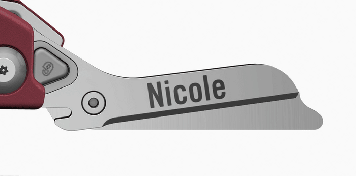 Translation missing: es.Leatherman Raptor with customized text